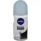 Nivea Deodorant roller invisible black & white pure 50 ml