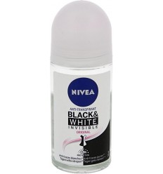 Nivea Deodorant roller invisible black & white clear 50 ml
