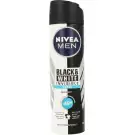 Nivea Men deodorant spray invisible black & white fresh 150 ml