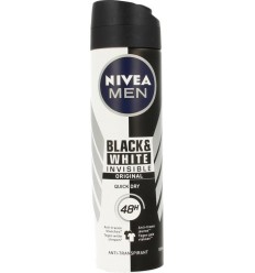 Nivea Men deodorant spray invisible black & white 150 ml