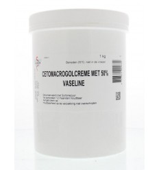 Fagron Cetomacrogol creme 50% vaseline 1 kg | Superfoodstore.nl