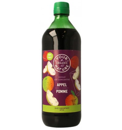 Siroop Your Organic Nature Diksap appel biologisch 750 ml kopen