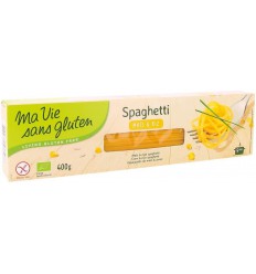 Ma Vie Sans Gluten Spaghetti van mais & rijst glutenvrij biologisch 400 gram