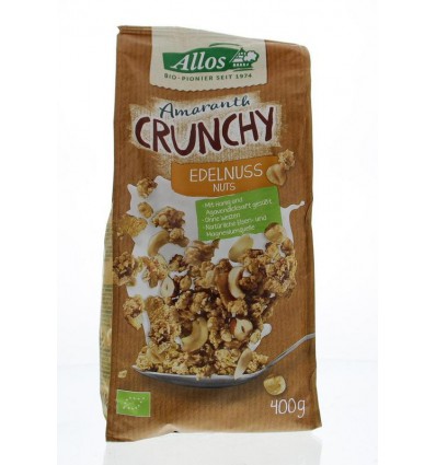 Amaranthvlokken Allos Crunchy amarant triple nuts biologisch 400 gram kopen