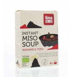 Lima Instant miso soep wakame tofu 40 gram | Superfoodstore.nl