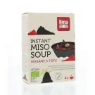 Lima Instant miso soep wakame tofu 40 gram