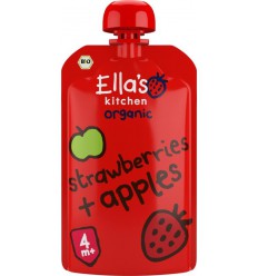 Ella's Kitchen Strawberries and apples 4+ maanden 120 gram