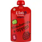Ella's Kitchen Strawberries and apples 4+ maanden 120 gram