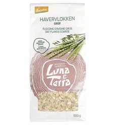 Luna E terra Havervlokken grof 500 gram | Superfoodstore.nl
