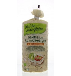 Ma Vie Sans Gluten Carmague rijstwafels met oergranen glutenvrij biologisch 130 gram