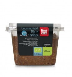 Lima Brown rice ongepasteuriseerd 25% minder zout 300 gram |