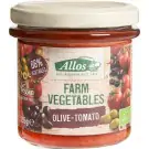 Allos Farm vegetables tomaat & olijf 135 gram