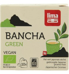 Lima Green bancha thee builtjes 10 zakjes