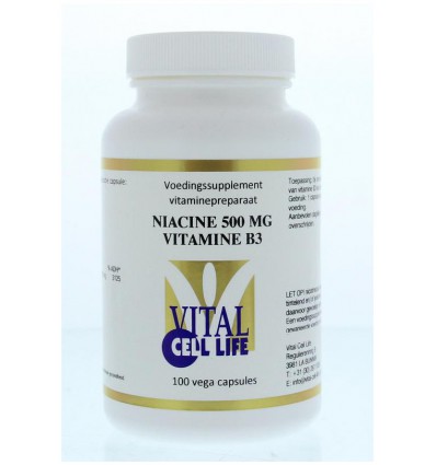 Kip daar ben ik het mee eens Roest Vital Cell Life Vitamine B3 niacine 500 mg 100 vcaps kopen?