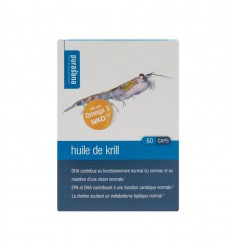 Purasana Krill olie biologisch 60 capsules