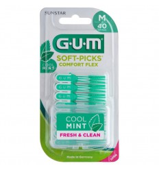 GUM Soft-Picks comfort flex mint medium 40 stuks