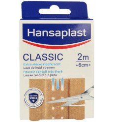 Hansaplast Classic 2 m x 6 cm | Superfoodstore.nl