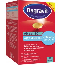 Dagravit Vitaal 50+ omega/vitamine D 90 capsules