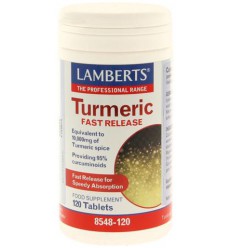 Lamberts Curcuma fast release (Turmeric) 120 tabletten