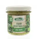 Allos Farm vegetables doperwten & basilicum 135 gram