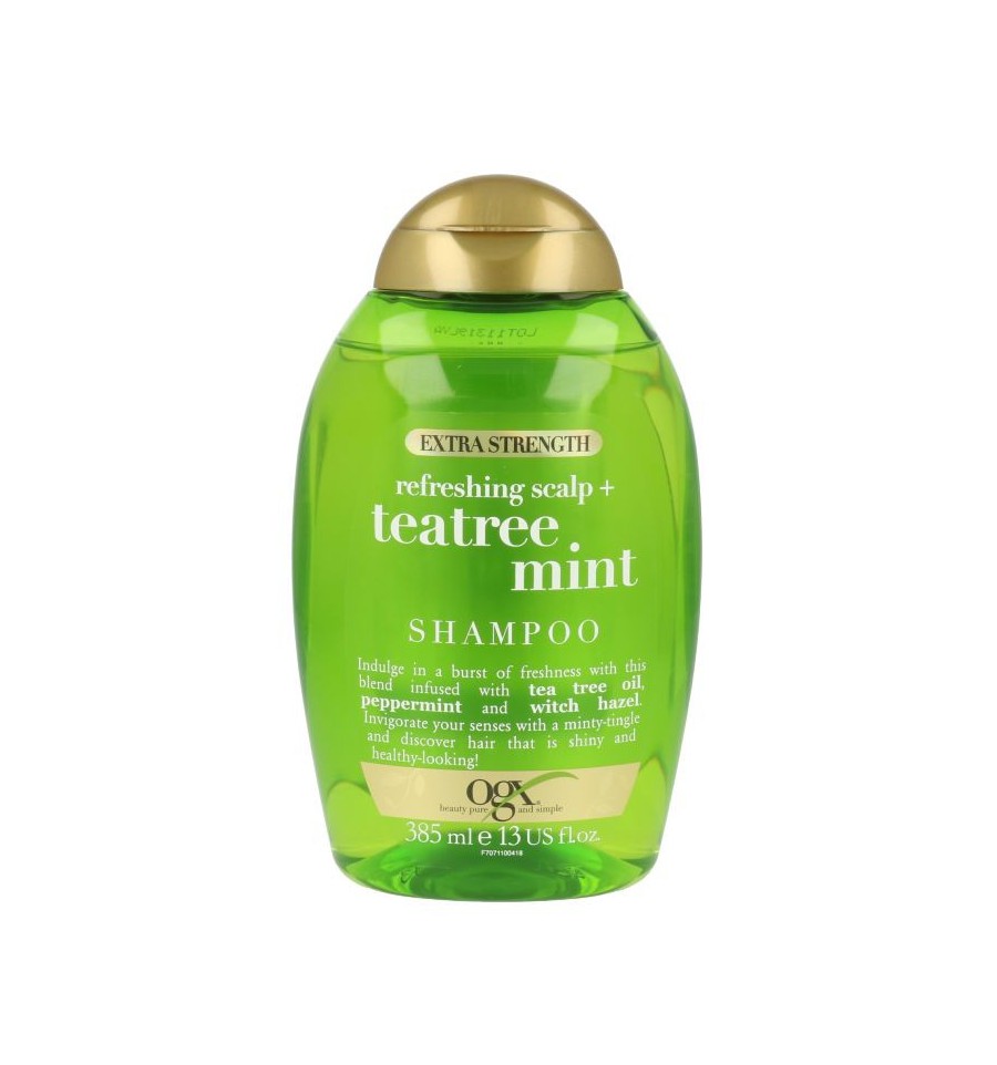 Belastingbetaler daarna Turbine OGX Extra strength refr scalp & tea tree mint shampoo 385 ml