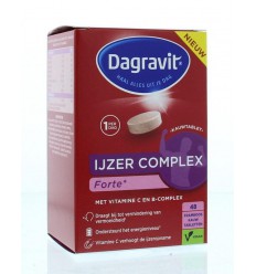 Dagravit IJzer complex forte 48 tabletten | Superfoodstore.nl
