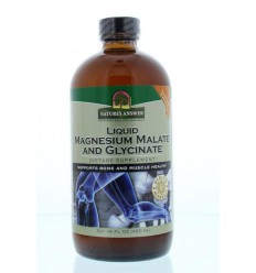 Natures Answer Vloeibaar magnesium malaat & bisglycinaat 480 ml