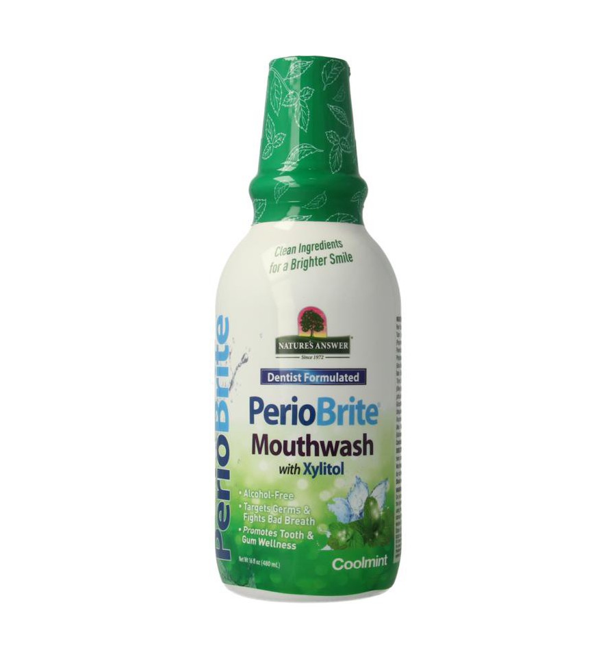 Periobrite Mouthwash From Nature's Answer Coolmint