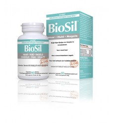 Biosil Silicium huid haar nagels 60 capsules | Superfoodstore.nl