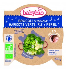 Babybio Mon petit plat broccoli princessenbonen rijst bio 230 gram