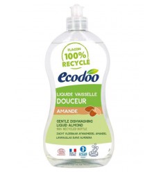 Ecodoo Afwasmiddel en handzeep zacht 2 in 1 amandel 500 ml