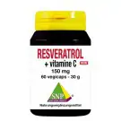 SNP Resveratrol + vitamine C 150 mg puur 60 vcaps