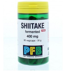 Voedingssupplementen SNP Shiitake fermented 400mg puur 60 vcaps