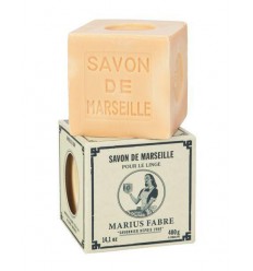 Marius Fabre Savon Marseille zeep in doos blanc 400 gram |