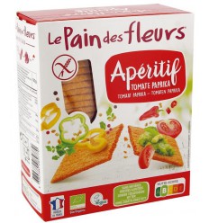 Pain Des Fleurs Aperitif crackers tomaat / paprika 150 gram |