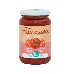 Terrasana Tomatensaus 100% tomaat 340 gram