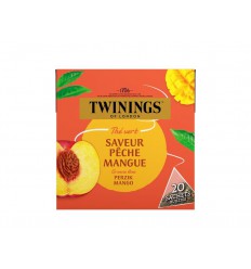 Thee Twinings Groene thee perzik mango 20 zakjes kopen