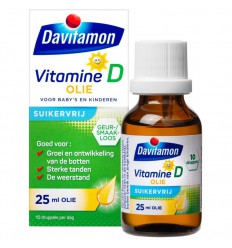 Davitamon Vitamine D olie 25 ml | Superfoodstore.nl