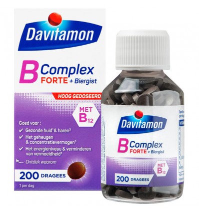 planter Vervoer knuffel Davitamon Vitamine B complex forte 200 dragees kopen?
