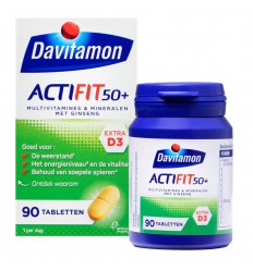 Davitamon Actifit 50+ 90 tabletten | Superfoodstore.nl