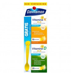 Davitamon Baby vitamine D & K 25 mcg 35 ml | Superfoodstore.nl