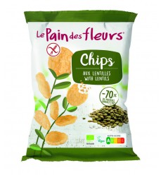 Pain Des Fleurs Chips met linzen biologisch 50 gram