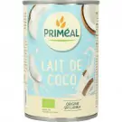 Primeal Kokosmelk biologisch 400 ml