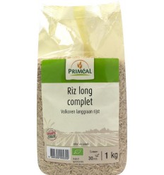 Primeal Volkoren langgraan rijst 1 kg | Superfoodstore.nl
