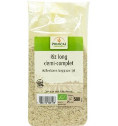Primeal Halfvolkoren langgraan rijst 500 gram
