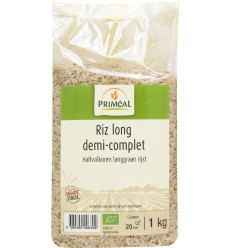 Primeal Halfvolkoren langgraan rijst 1 kg
