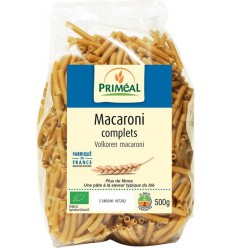 Primeal Volkoren macaroni 500 gram | Superfoodstore.nl