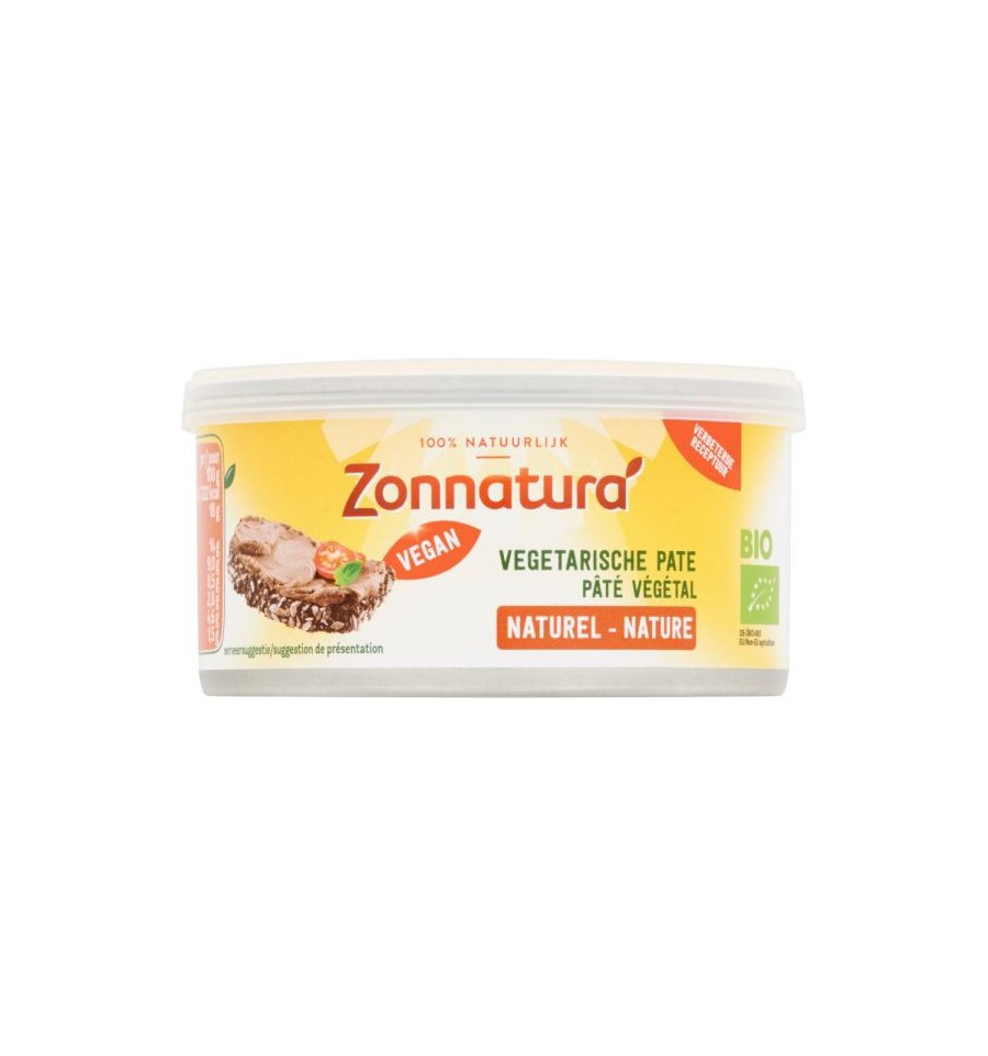 incompleet Voetganger Huis Zonnatura Vegetarische pate naturel 125 gram kopen?