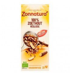 Zonnatura Zoethout thee biologisch 20 zakjes