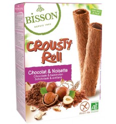 Bisson Crousty roll choco hazelnoot 125 gram